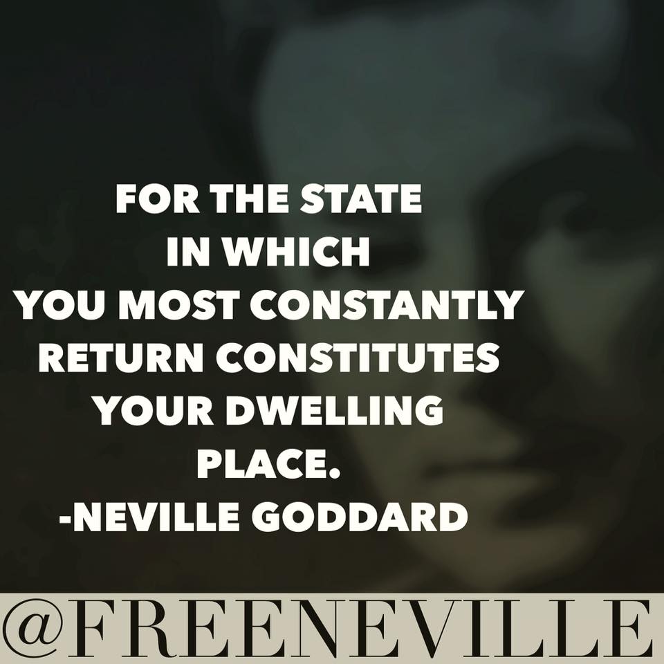 Your Dwelling Place - Neville Goddard Quotes
