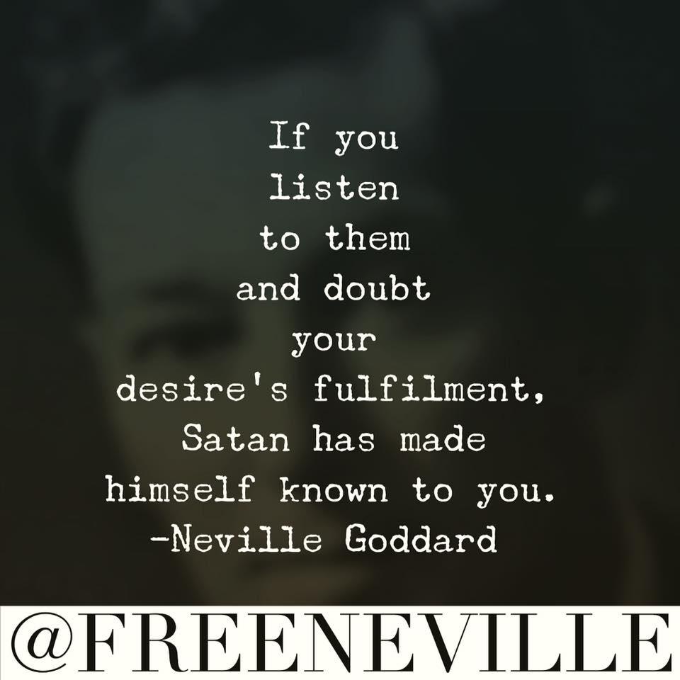 Who Is Satan by Neville Goddard