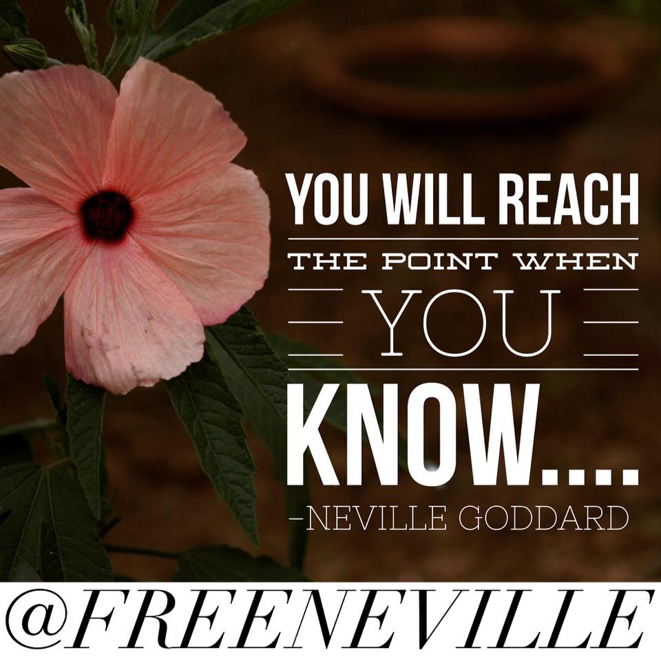 Thank You Father - Neville Goddard Quote