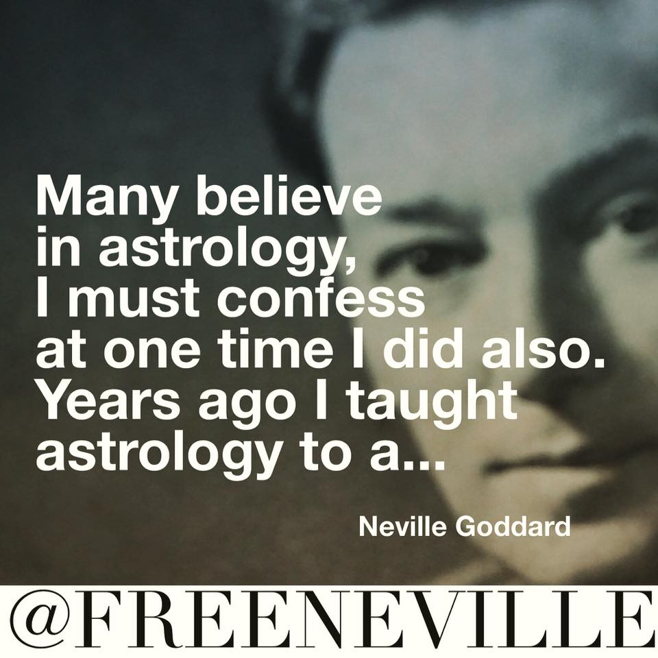 Neville Goddard The Astrologer?
