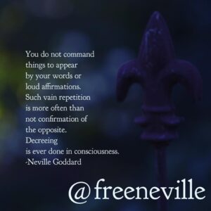 at your command neville goddard