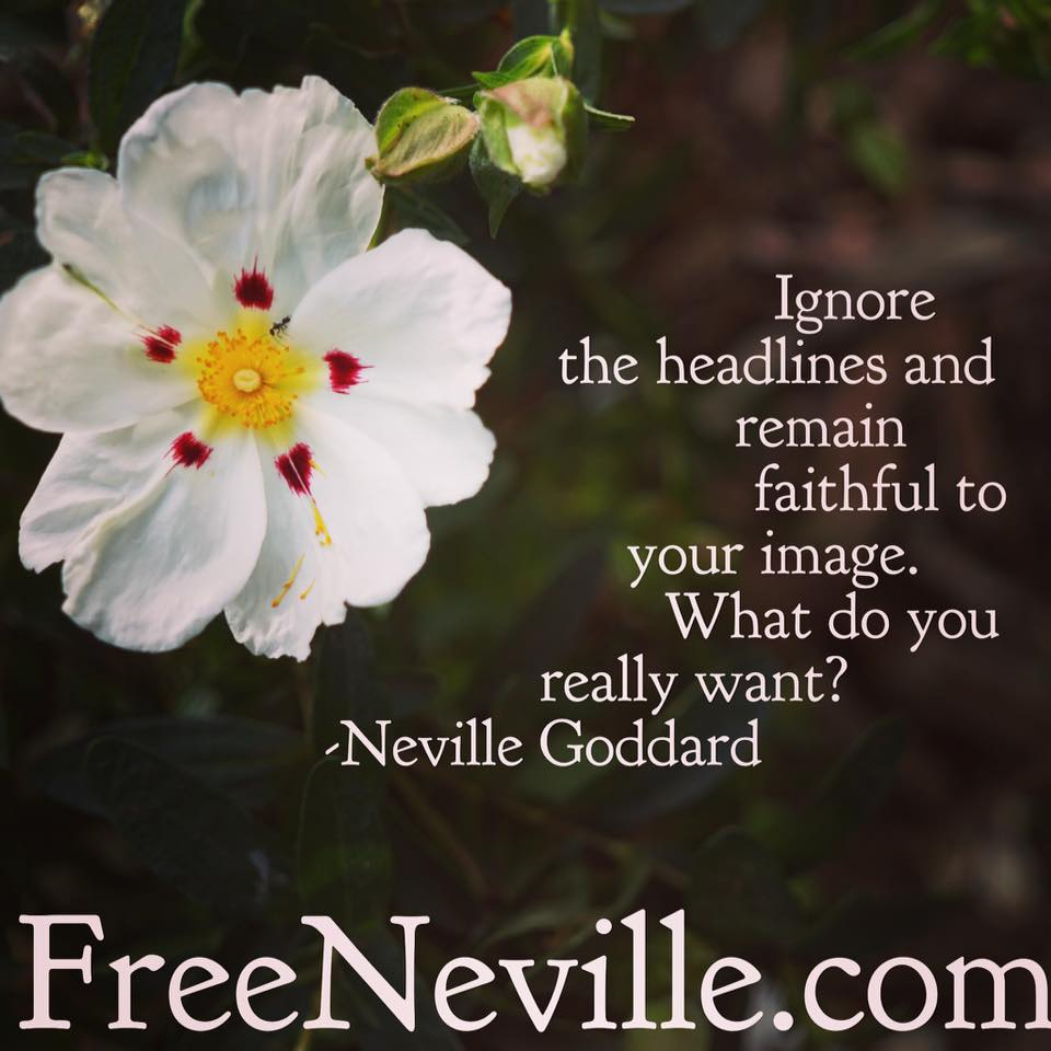 How To Feel It Real - Ignore The Headlines by Neville Goddard