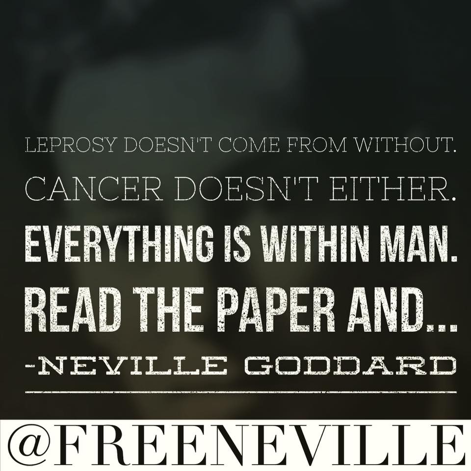 What Causes Cancer by Neville Goddard